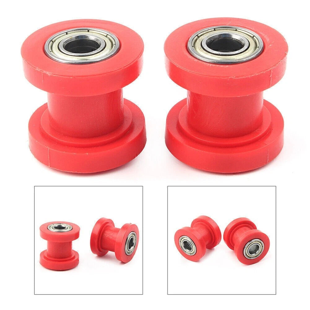 10mm Chain Roller Slider Tensioner Wheel for Mini Bike Moto ATV (2 pcs)