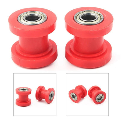 10mm Chain Roller Slider Tensioner Wheel for Mini Bike Moto ATV (2 pcs)