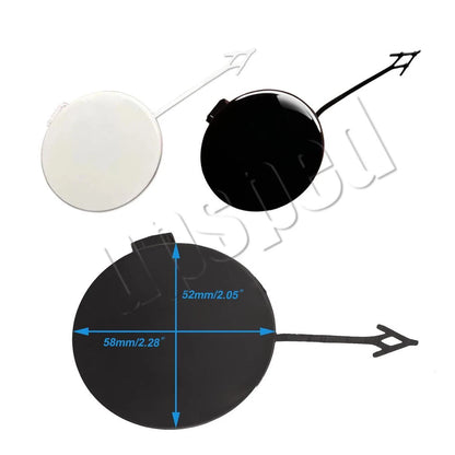 Front Bumper Tow Hook Hole Eye Cover Cap for Audi A6 S6 (2012–2015)
