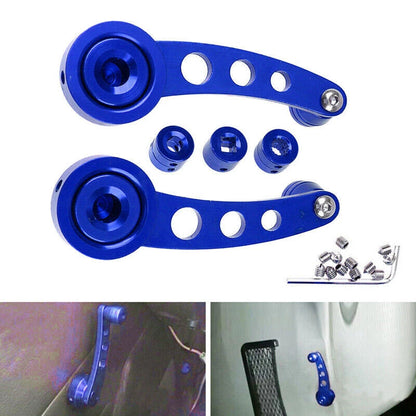 Manual Window Crank Handle Adapter for Most Cars - Blue