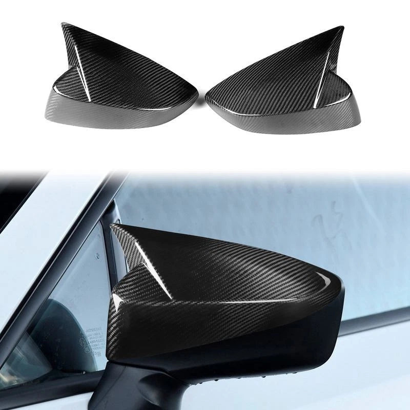 Carbon Fiber Add-on Side Mirror Cover Trim for Subaru BRZ/GT86 2012-2019