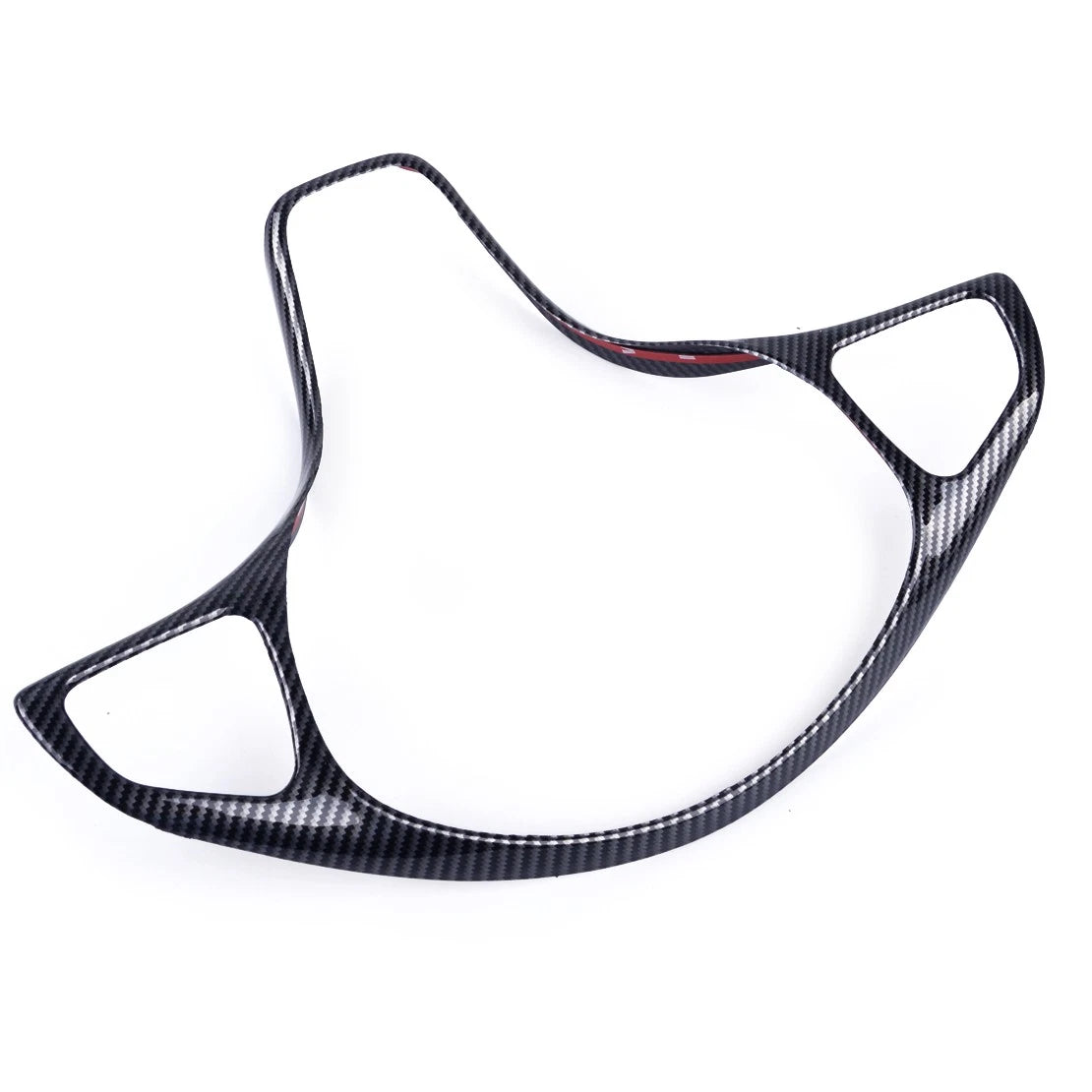 Carbon Fiber Steering Wheel Cover Trim for Benz C-Class W205, GLC X253