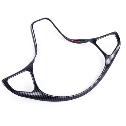 Carbon Fiber Steering Wheel Cover Trim for Benz C-Class W205, GLC X253