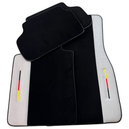 AutoWin Black Floor Mats for Rolls Royce Spectre (2023-2024) Gray Leather