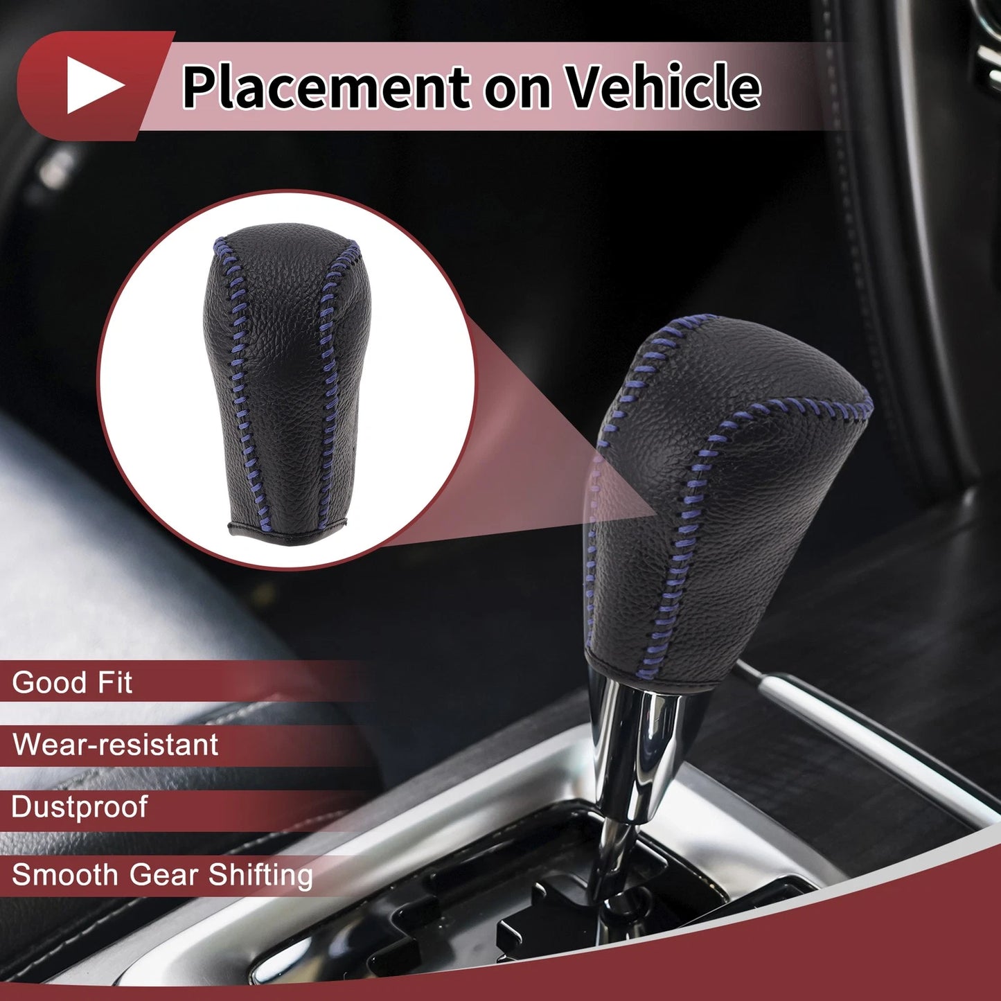 Car Gear Shift Knob Cover for Toyota Corolla (2014–2018)