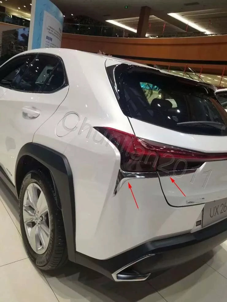Chrome Rear Tail Light Eyelid Lamp Cover Trim for Lexus UX 200 250h (2019-2023)