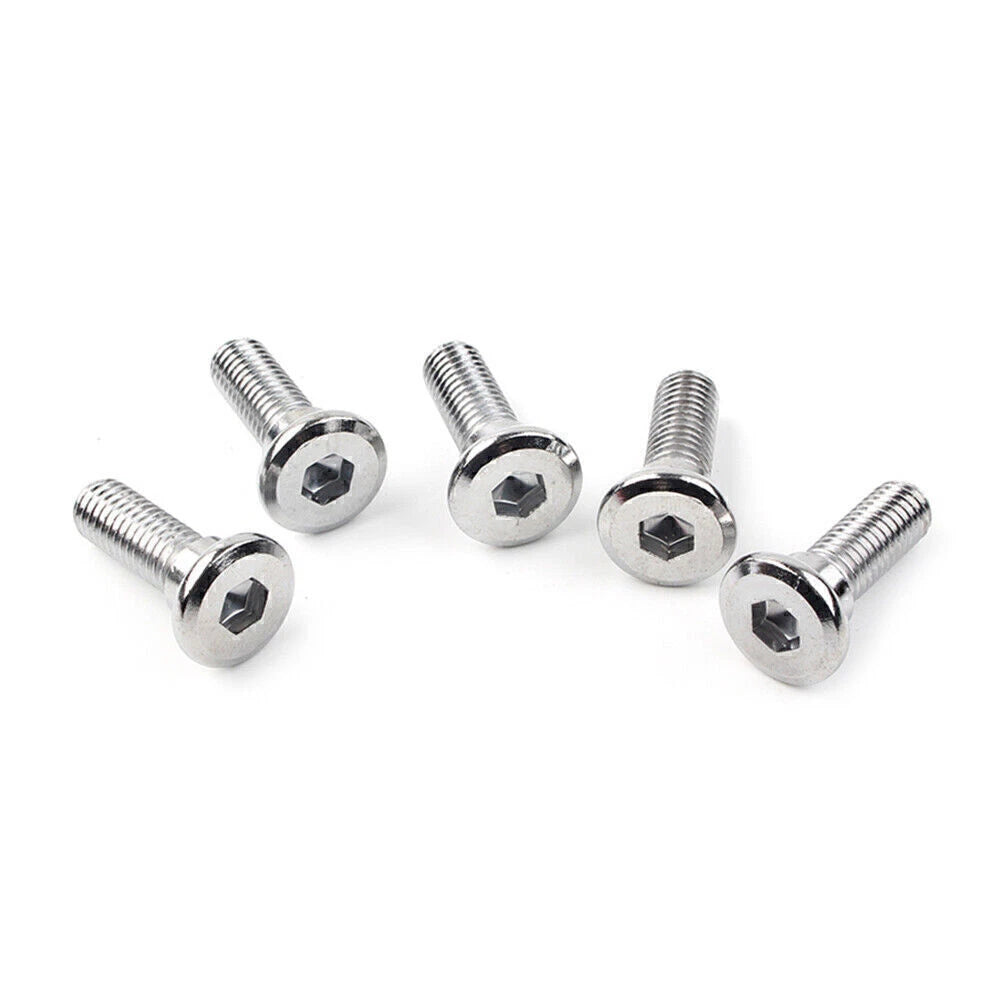 5 x M8x25mm Titanium Hex Socket Bolts for Disc Brake Rotor Screws