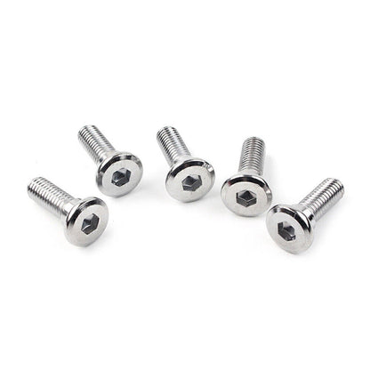 5 x M8x25mm Titanium Hex Socket Bolts for Disc Brake Rotor Screws
