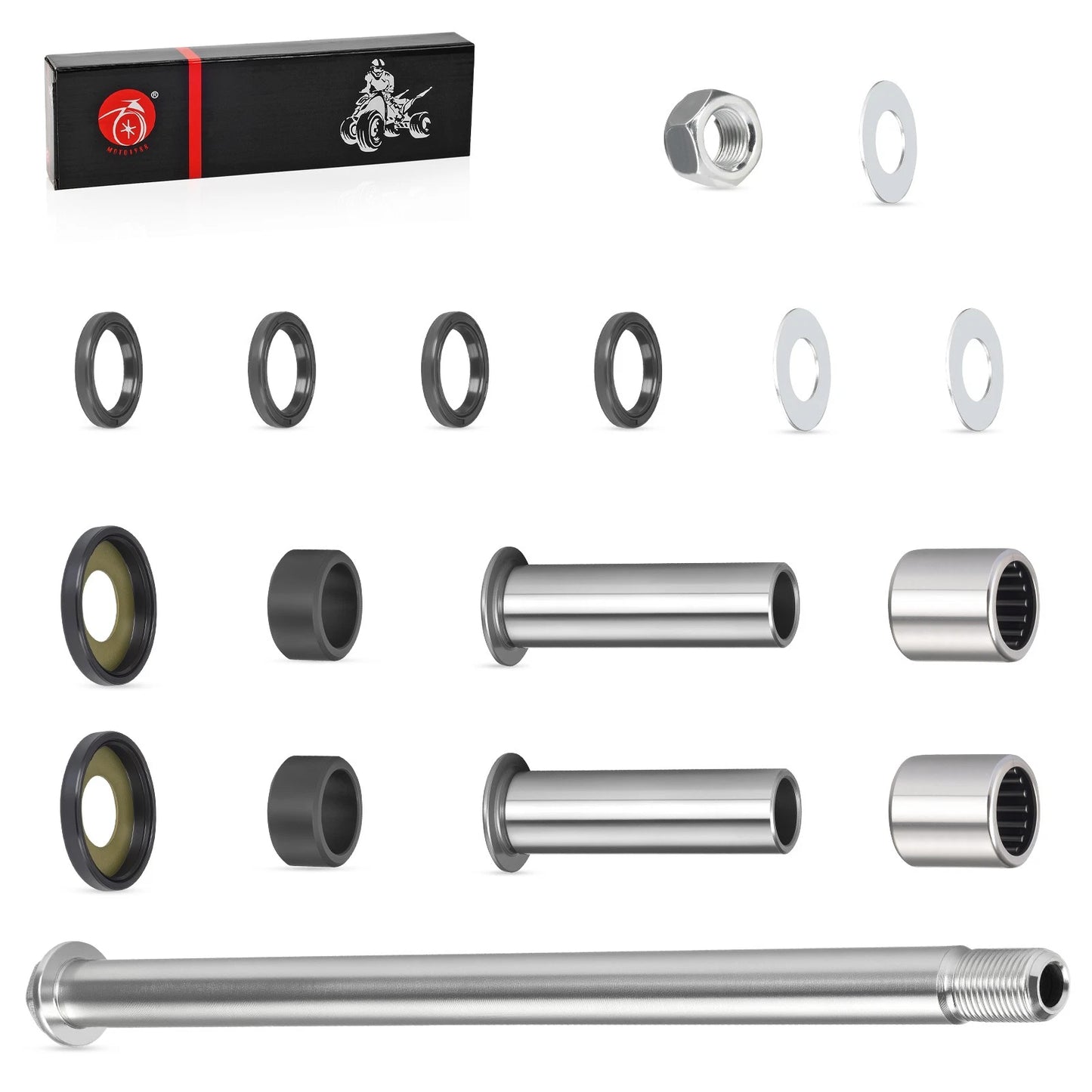 Rear Swing Arm Bearing Seal Kit for Kawasaki KFX400 2003-2006