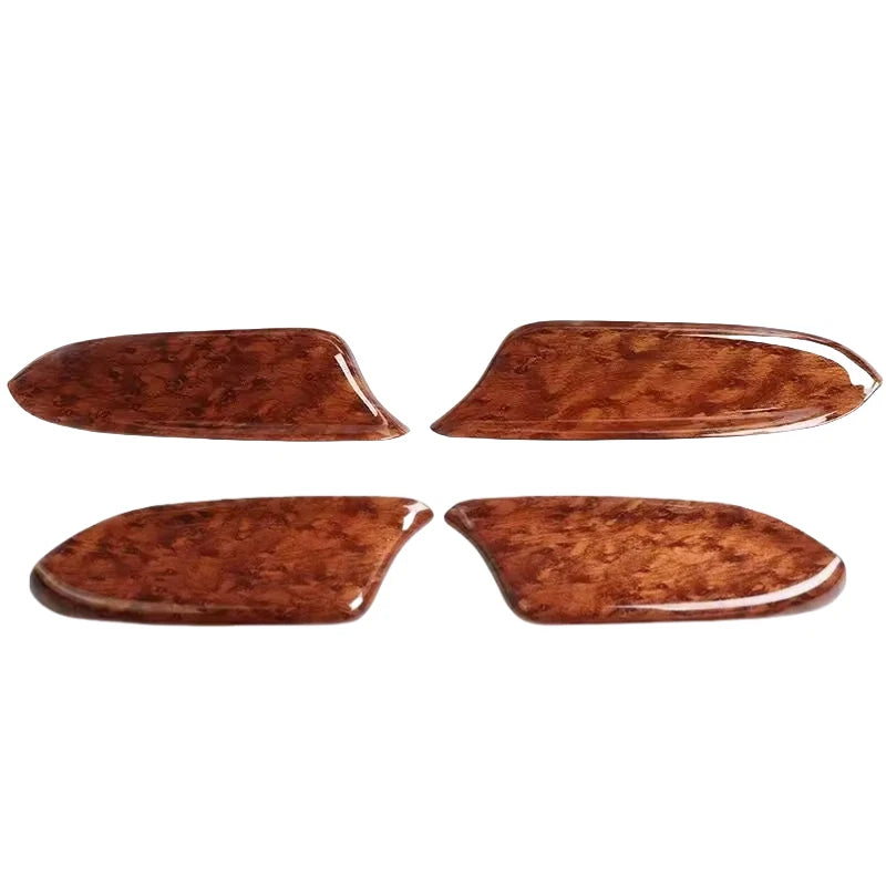 4X Peach Woodgrain Door Armrest Trim for Honda Accord Crosstour (2008–2013)