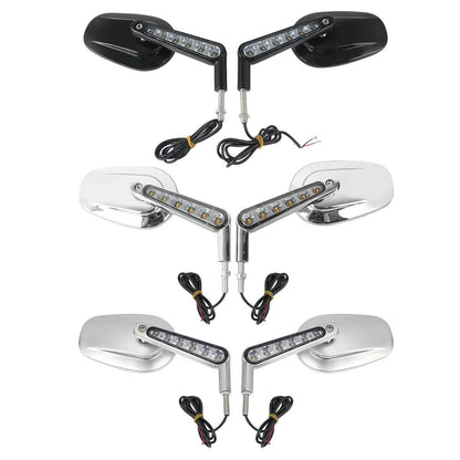 Rearview Mirrors LED Turn Signals for Harley VRSCF VRod (2009 - 2017)