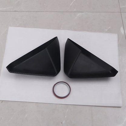 Carbon Fiber Style Side View Mirror Covers for Tesla Cybertruck (2024+)