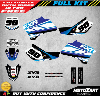 Custom Graphic Kit OUTLAW STYLE Decals for Yamaha TTR 90 (2000-2006)