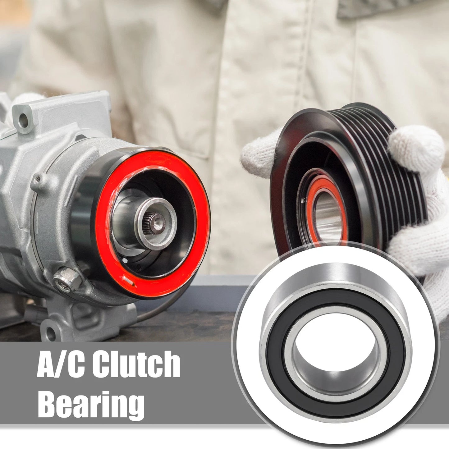 Bearing 30x55x23mm Air Condition Compressor Clutch for Vehicle