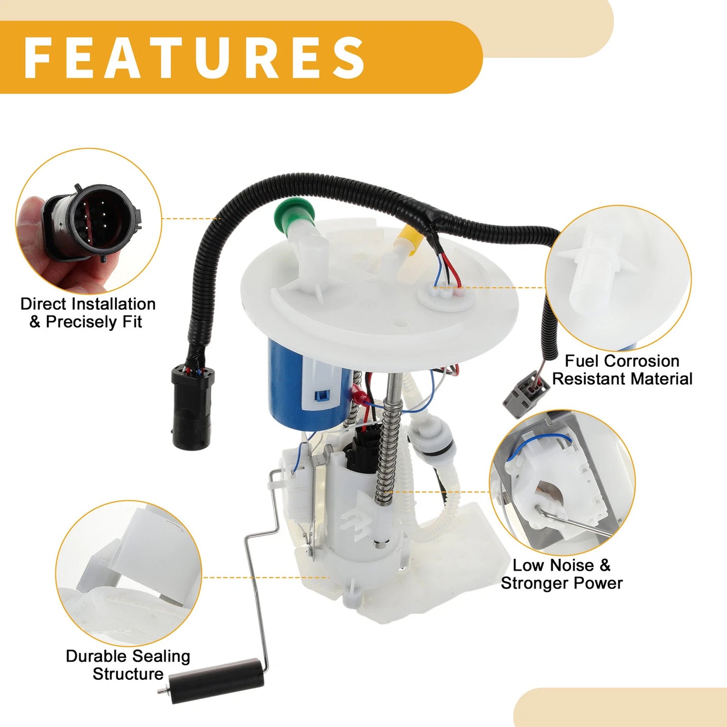 Fuel Pump Assembly for Ford Explorer, Mercury Mountaineer (2006-2009)