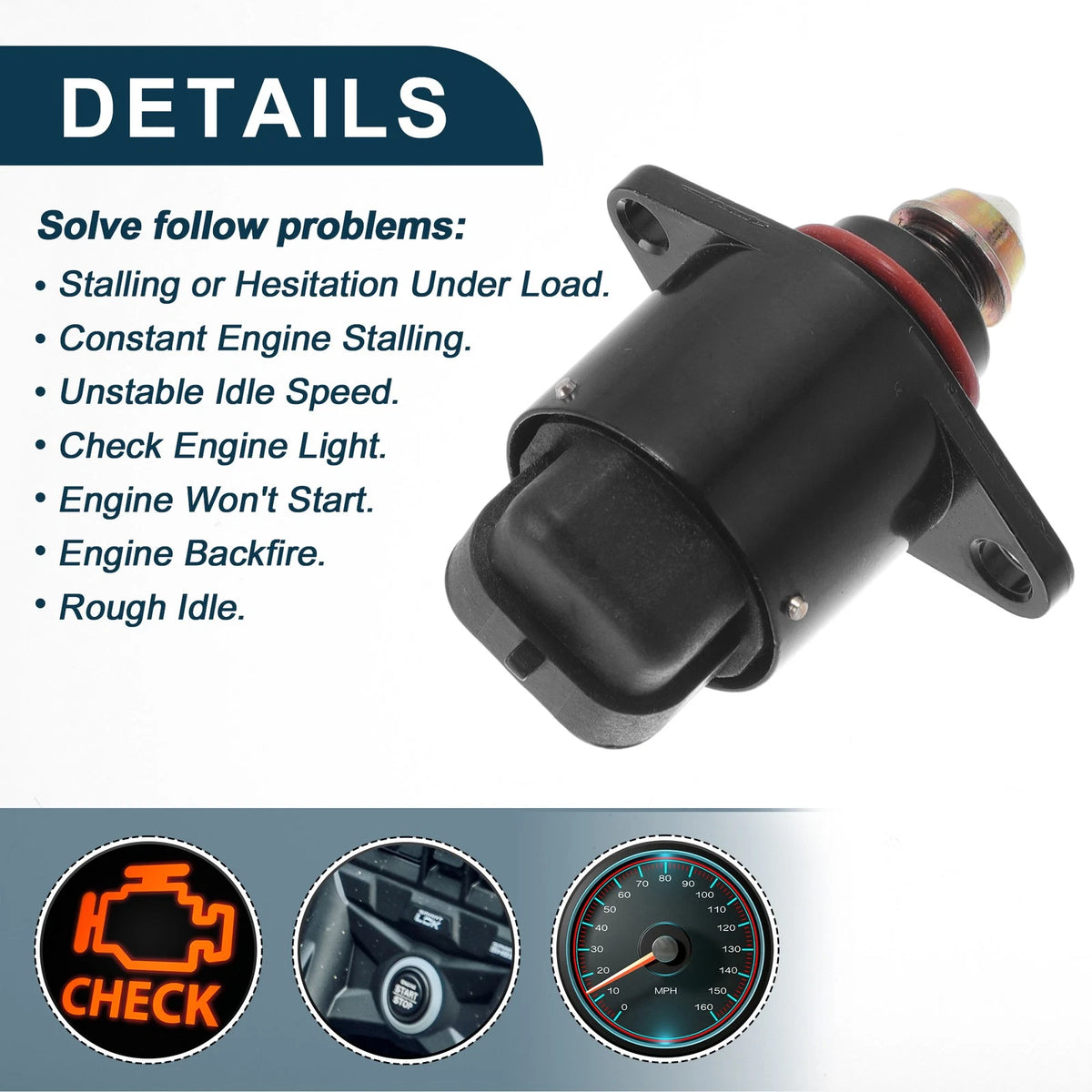 Idle Air Control Valve for Chevrolet Lumina (1991 - 1995)
