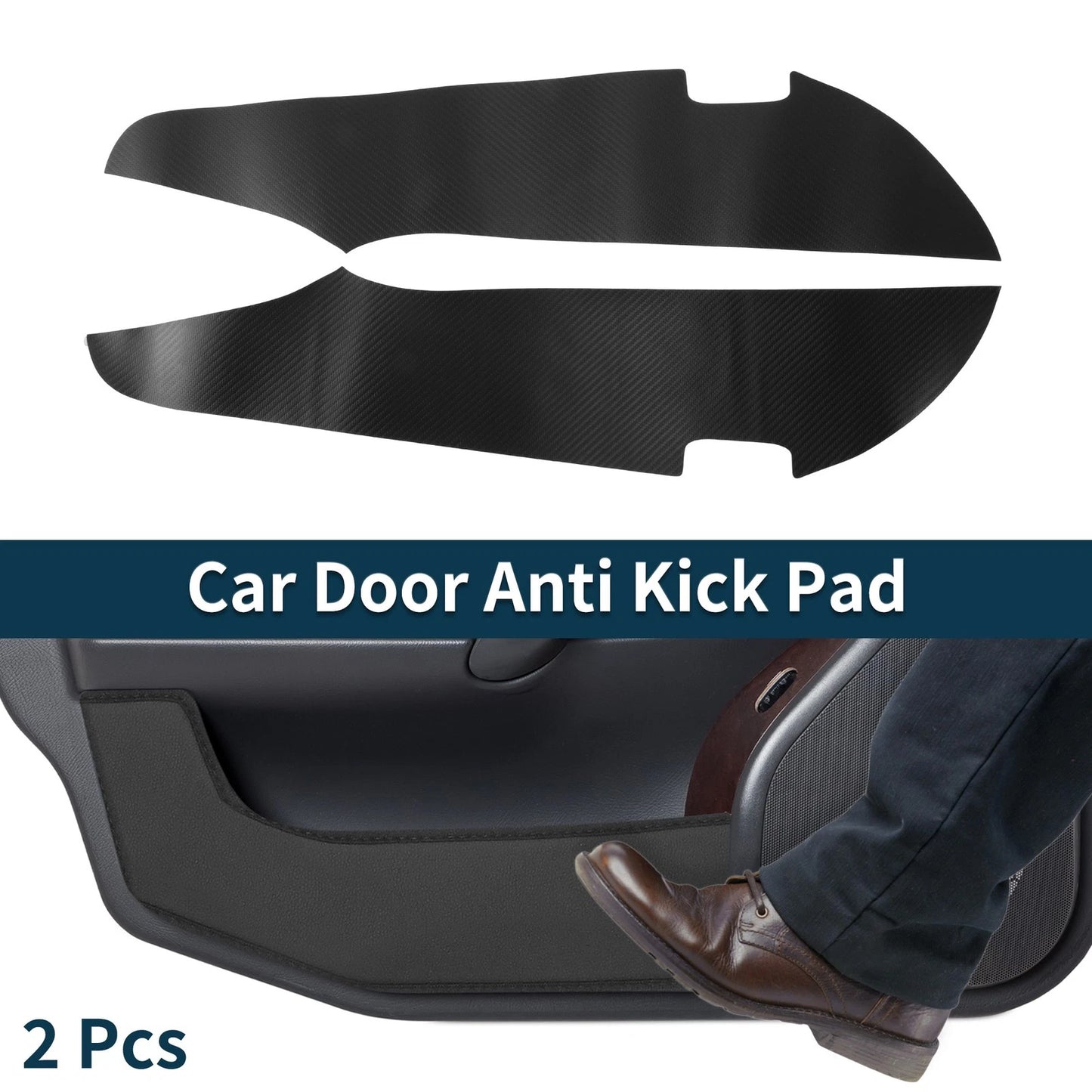 Faux Leather Car Door Anti Kick Pad Sticker for TOYOTA Alphard