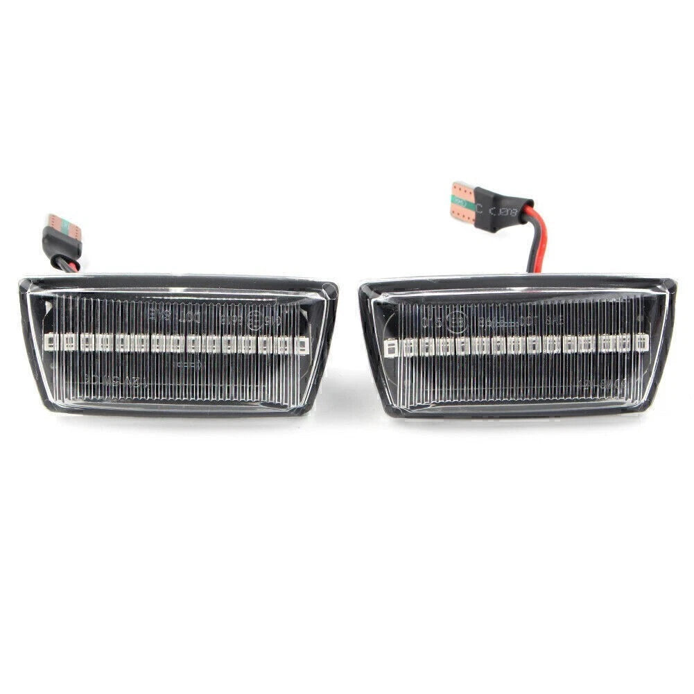 LED Dynamic Side Marker Lights for Opel Astra H MK5 Zafira B MK2 Clear