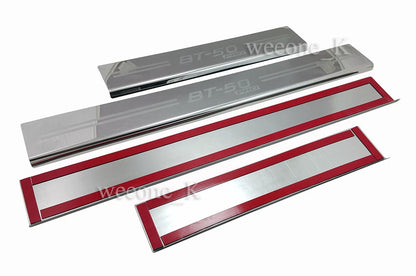 Stainless Steel Door Sill Scuff Plate for Mazda BT50 (2012-2015)