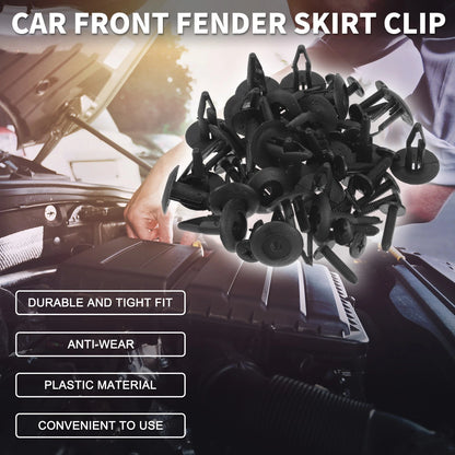25 x Front Fender Skirt Clips for Ford Edge, Escort (2007-2014, 1981-2003)