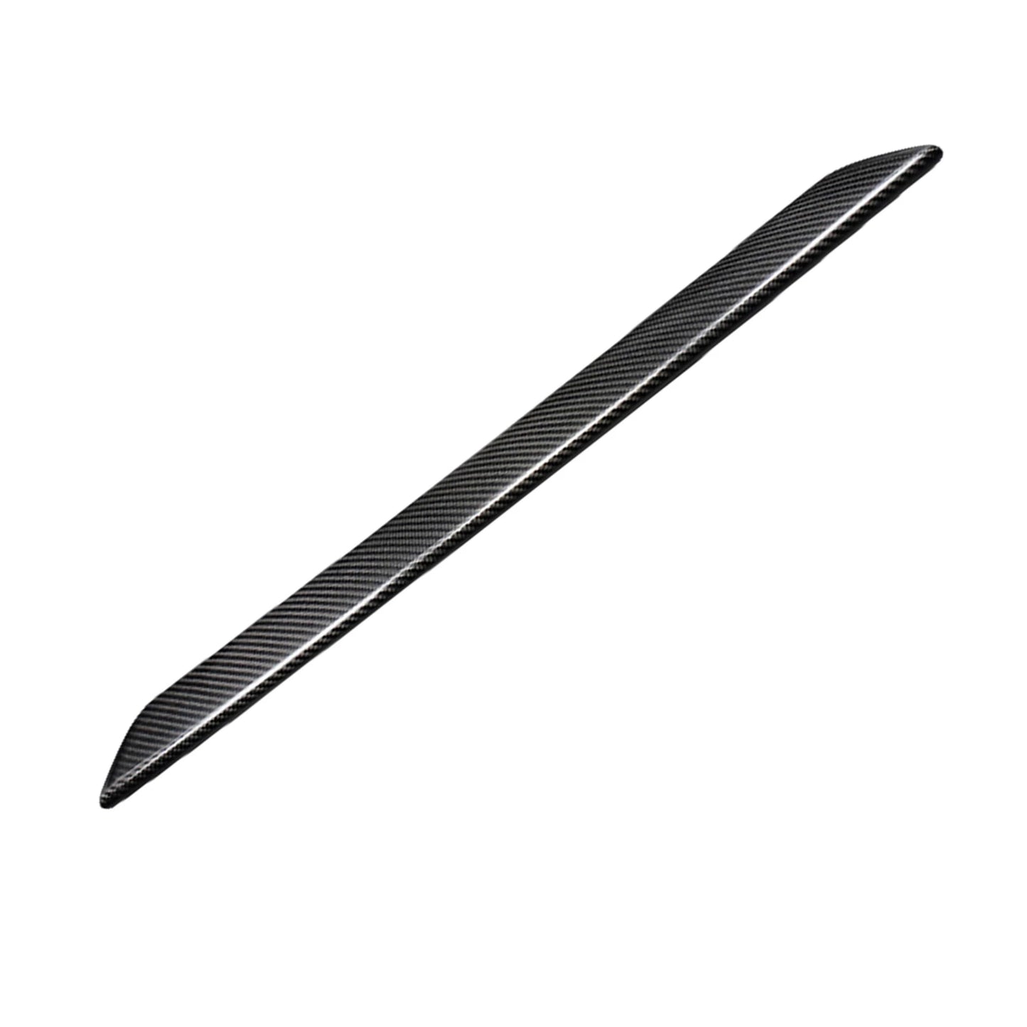 Bumper Spoiler Lip Trim for Fiat 500 (2008-2024) Black Carbon Fiber