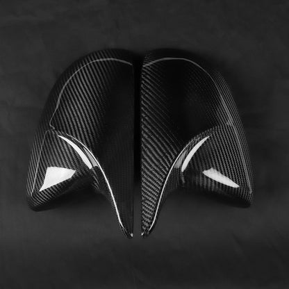 2 x Carbon Fiber Rearview Mirror Covers for Mazda 3 Axela (2010-2013)