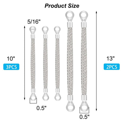 Tinned Copper Ground Strap Cable for Universal Automotive Engine