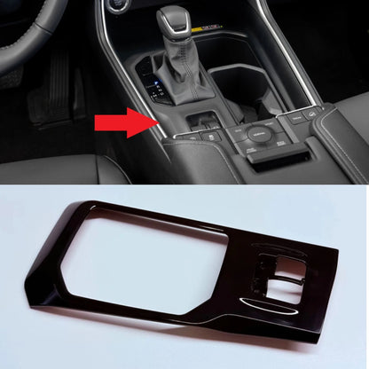 Black Console Gear Shift Knob Panel Cover Trim for Toyota Grand Highlander (2024-2025)