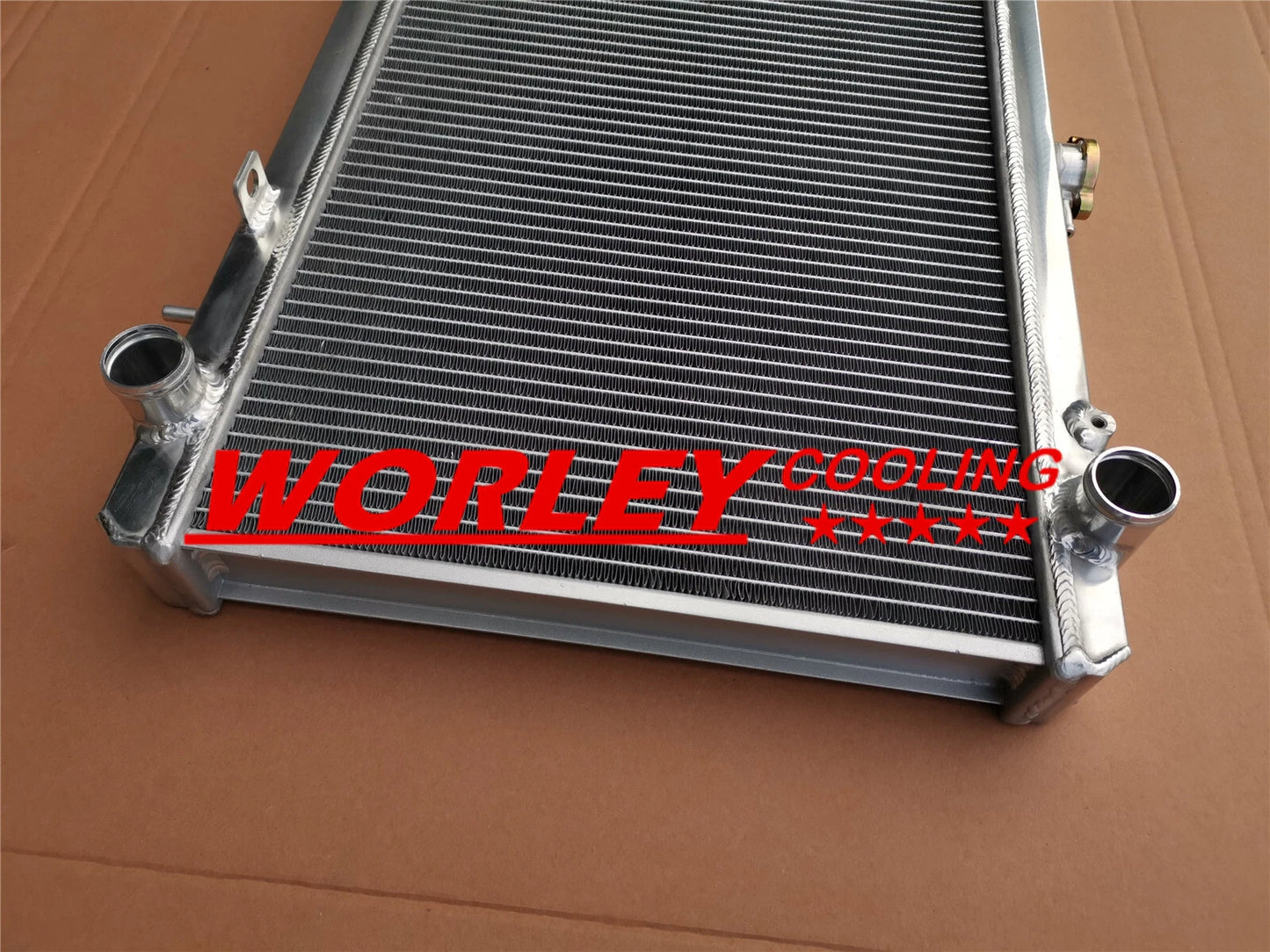 Aluminum Radiator + Red Silicone Hose + Shroud + Fan for Silvia S13 (1989-1994)