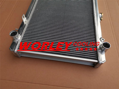 Aluminum Radiator + Red Silicone Hose + Shroud + Fan for Silvia S13 (1989-1994)