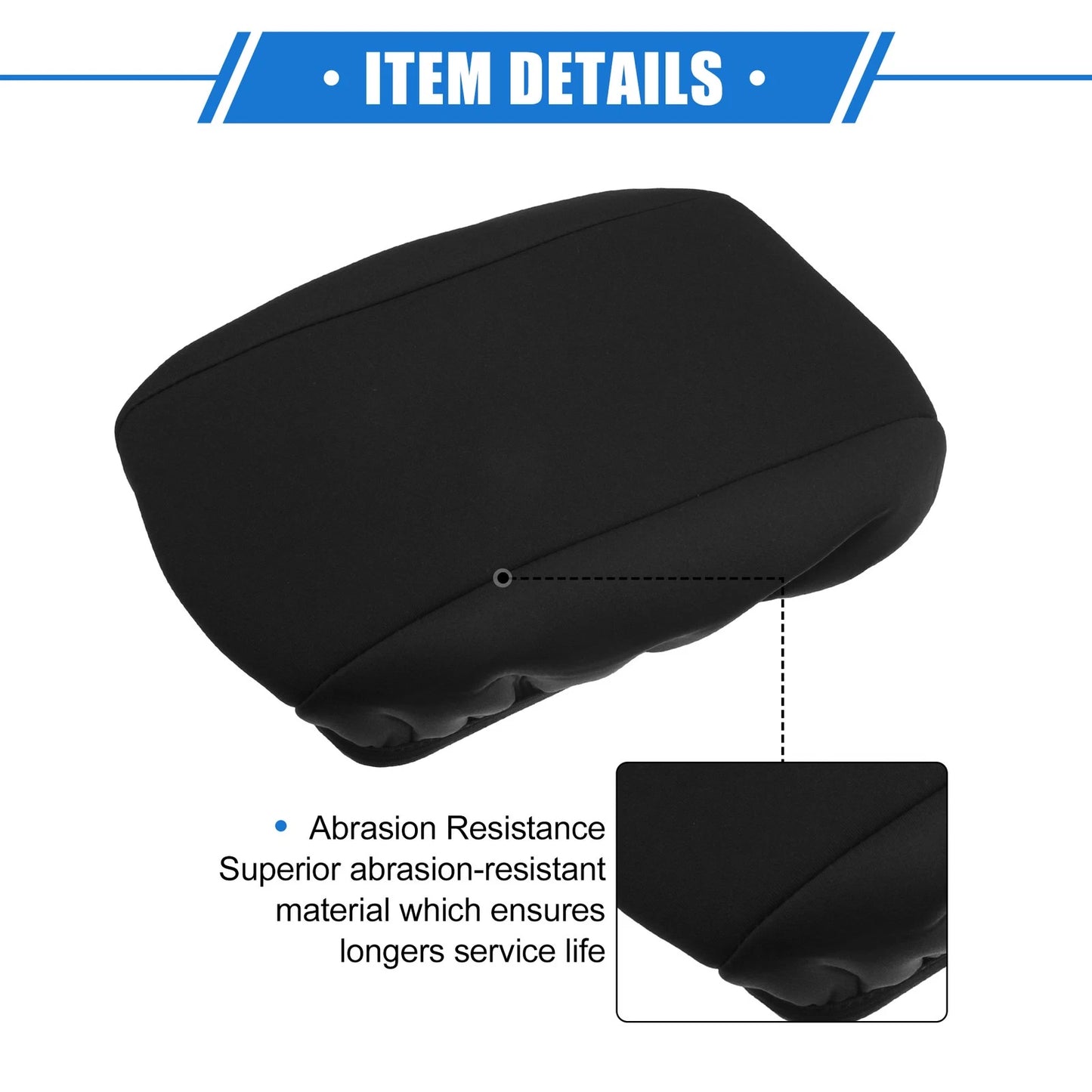 Armrest Cover Pad for Chevy Cruze (2017-2019) Neoprene Black