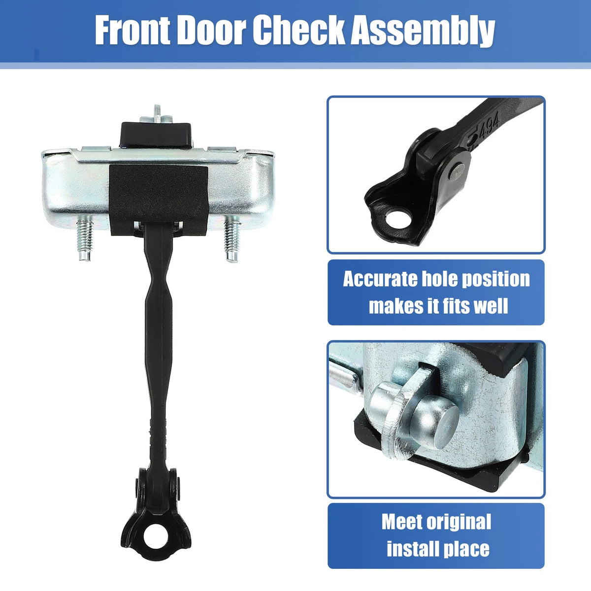 Front Door Check Stop Strap Limiter for Toyota 4Runner, FJ Cruiser (2003-2023)