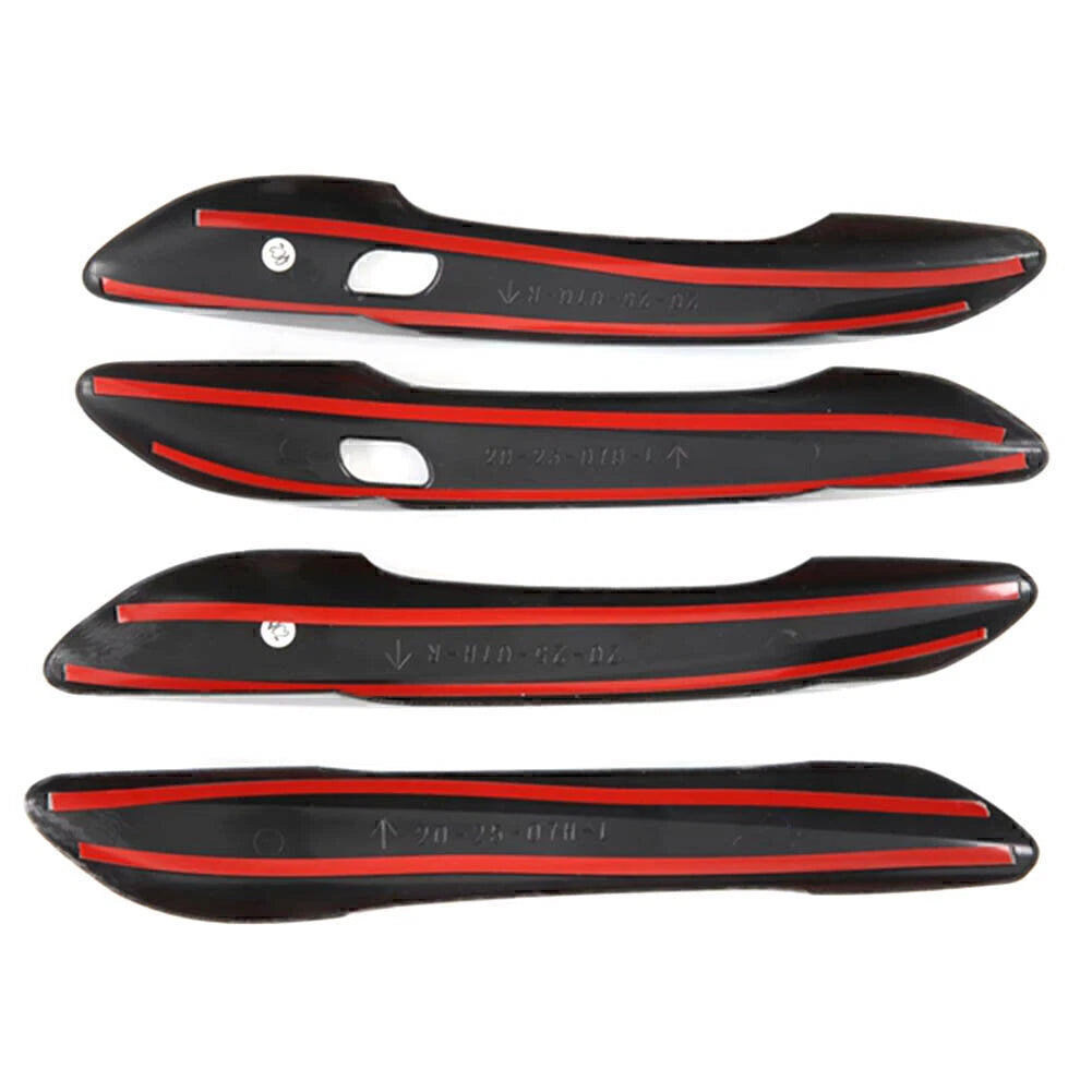 4pcs Carbon Fiber Exterior Side Door Handle Covers for Hyundai Elantra (2021)