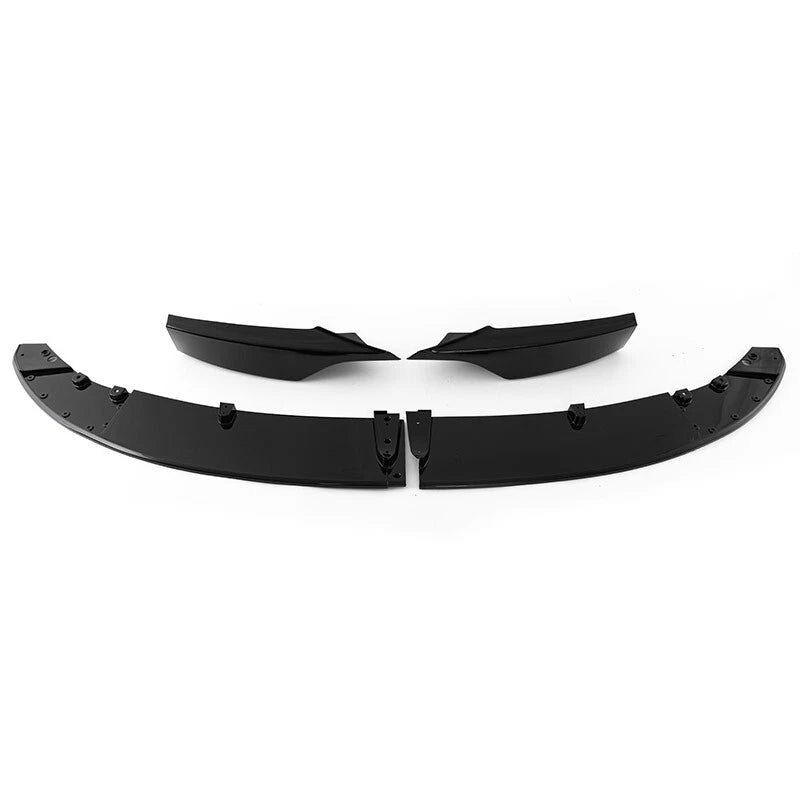 Front Spoiler Lip Bumper Splitter for 2014-2019 BMW F34 335i 328i Glossy Black