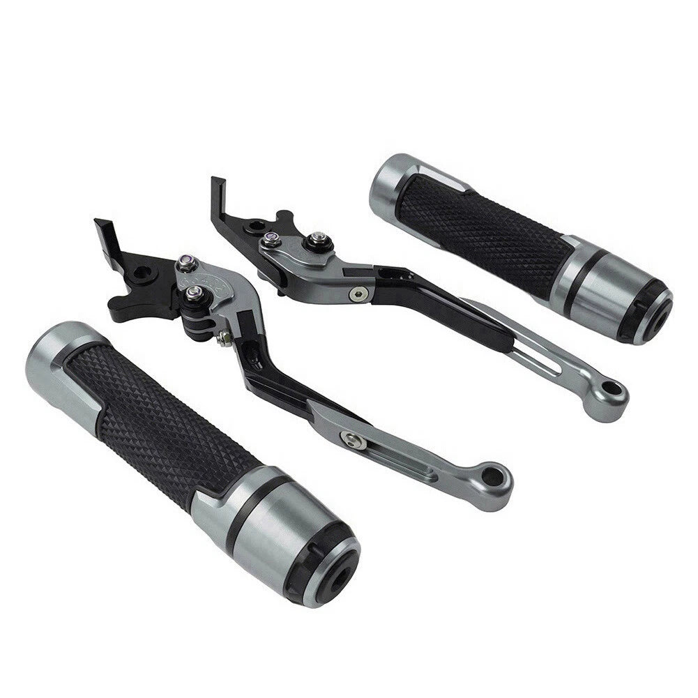 Extendable Brake Clutch Levers & Handlebar Grips for Suzuki GSXR750