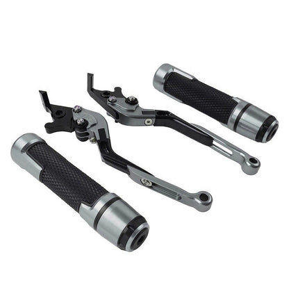 Extendable Brake Clutch Levers & Handlebar Grips for Suzuki GSXR750