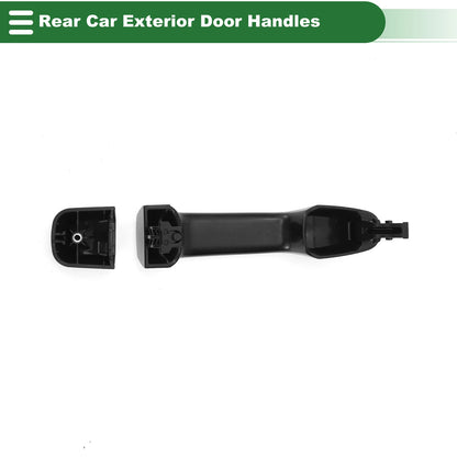 Rear Exterior Door Handle for Toyota 4Runner (2003-2023) Black