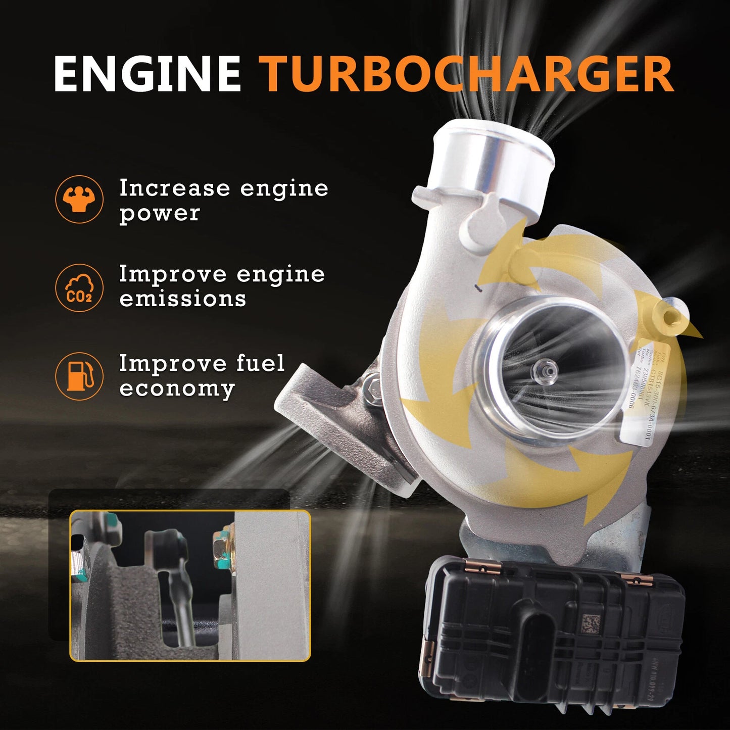 Turbocharger for Holden Cruze, Epica, Captiva 7 Diesel 2.0L (2010-2016)