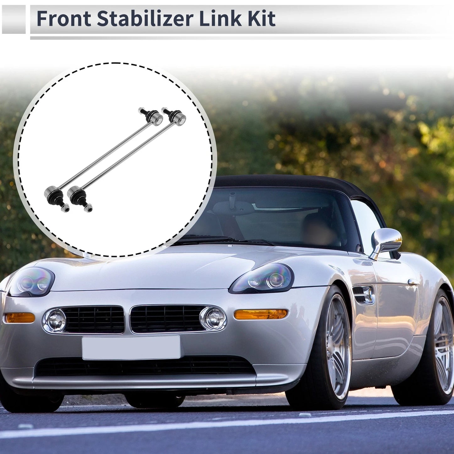 Stabilizer Bar Links for BMW 740i (1995-2001) - 2 x No Bushing