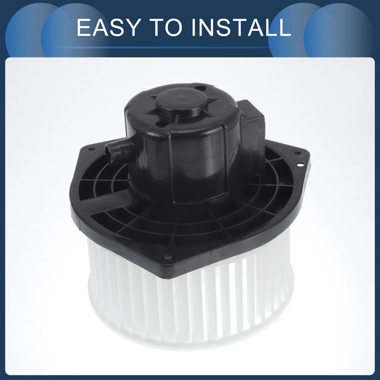 HVAC Blower Motor Assembly Black White for Chevrolet Aveo (2004-2008)