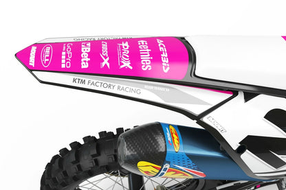 Decal Kit SPRINT PINK Stickers for KTM SXF 250 450 (2011-2012)