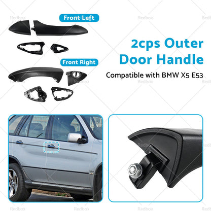 Pair Outer Door Handles for BMW X5 E53 (2000-2006)