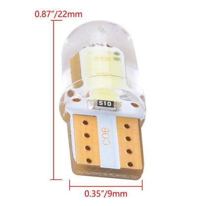 20 x T10 194 168 W5W COB LED License Plate Dome Map Light Bulbs for Auto
