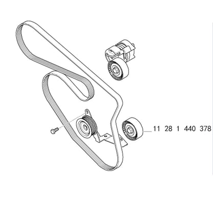 Belt Deflection Idler Pulley for BMW E46 E90 E91 E84 E87 E88 E83 N42 N46 (2000-2013)