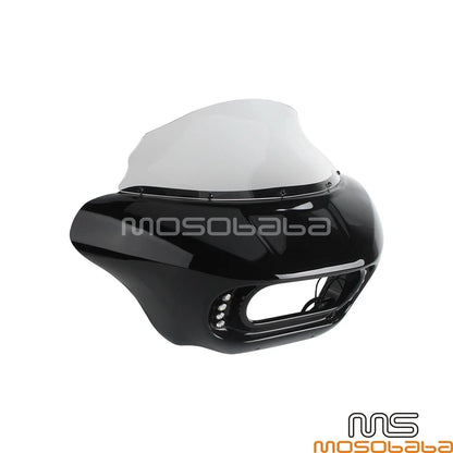 Dual Light Headlight Fairing Windshield Brackets for Softail Low Rider (2018-2023)