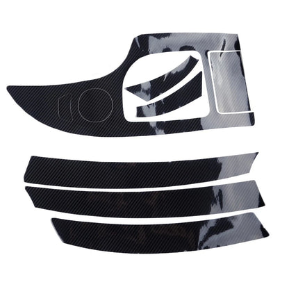 5D Glossy Carbon Fiber Wrap Trim Decal for BMW 5-Series E60 (2003-2010)