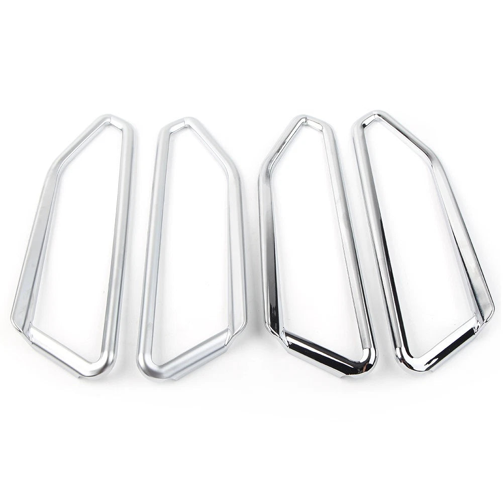 Chrome Front Fog Light Eyebrow Trim Accents for Honda Goldwing GL1800 (2018-2023)