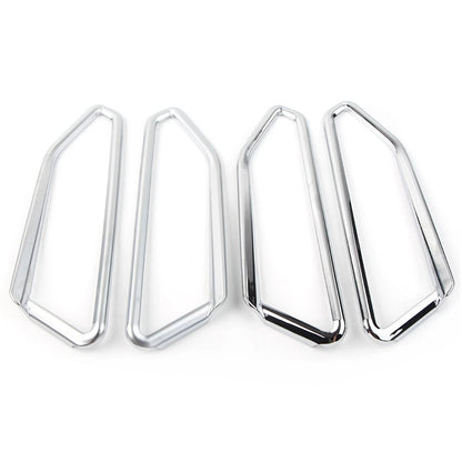 Chrome Front Fog Light Eyebrow Trim Accents for Honda Goldwing GL1800 (2018-2023)
