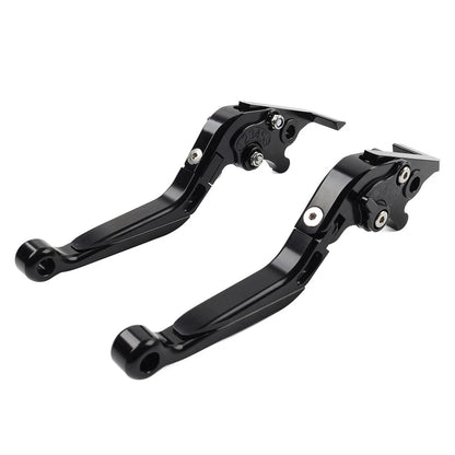 Black Extendable Brake Clutch Levers for Suzuki GSXR600 GSXR750 GSXR1000 (06-10)