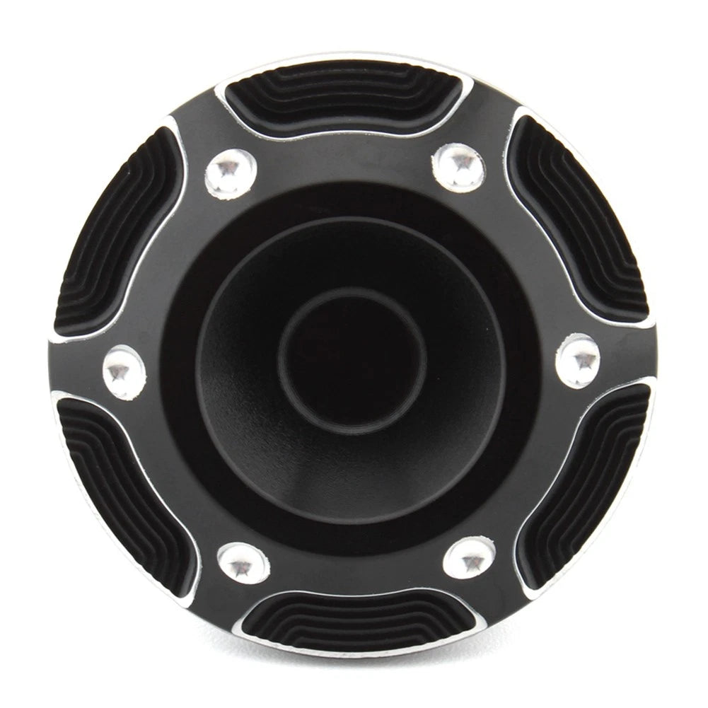 Black & Silver Frame Hole Cover Caps for Harley X350